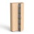 Szekrény, 5 rendező magas, kétajtós, polcokkal, MAYAH "Freedom SV-01",  tölgy